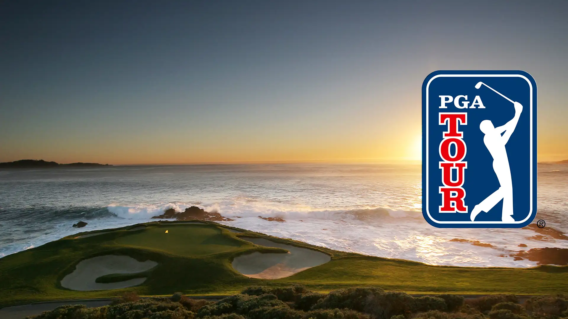 Golf Banner mit unterschiedlichen Bewerbe-Logos